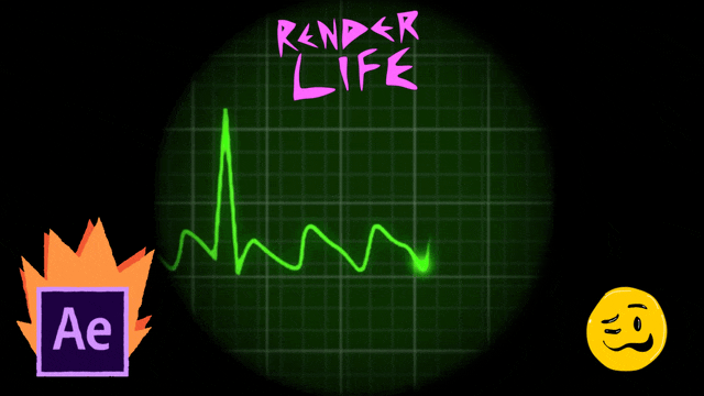 How I Created a Cardiogram Animation in After Effects and Photoshop (Simple, Fun, and Not Overcomplicated)